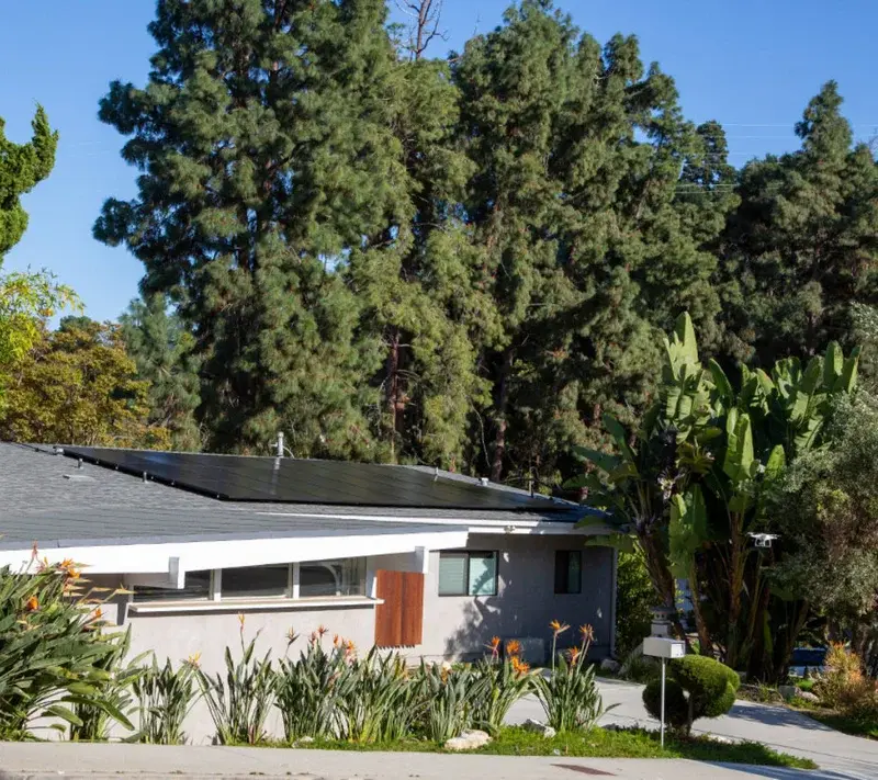 Enos Tice's solar installation
